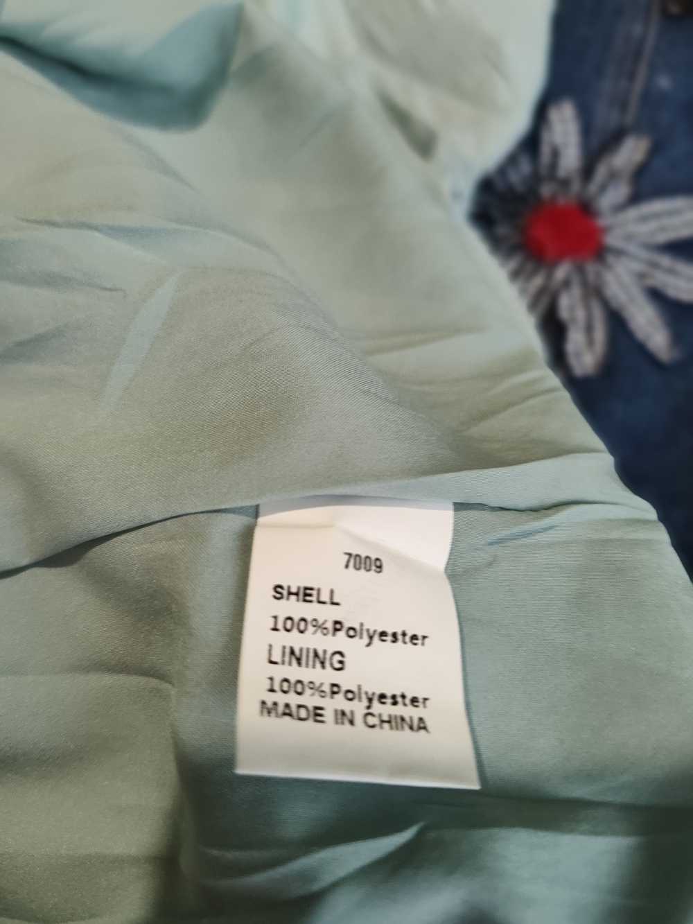 Women's Dress with Puff Sleeve, square neck, high waist. Size Large